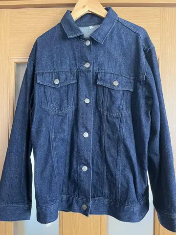 XL 다크 블루 데님 자켓 무인양품