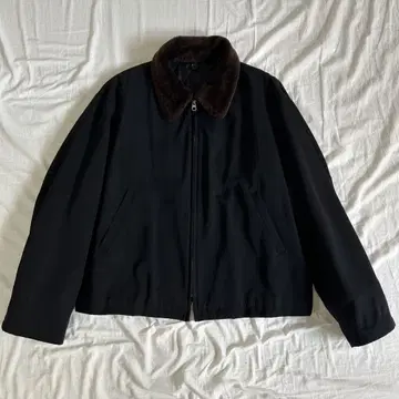 Y's for men 탈부착 퍼 블루종 충전솜 퀼팅