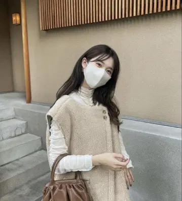 새상품 Eaphi henkei 벨트 보아 베스트 베이지