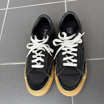 CONVERSE 원스타 스케이트보드 신발 블랙/껌 밑창