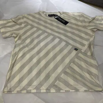 ARISTRIST XL 내추럴 스트라이프 T셔츠
