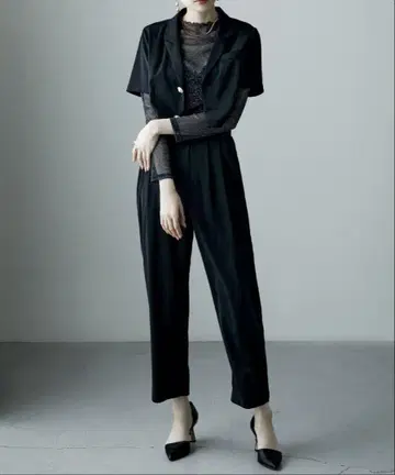 3 pieces 자켓 & 팬츠 셋업 드레스