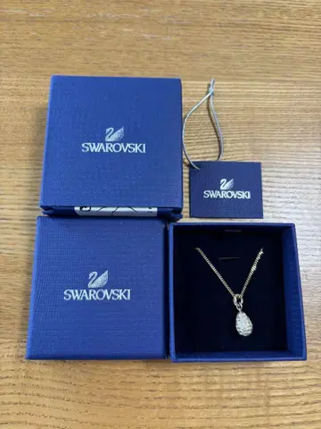 [새상품급] Swarovski 골드 목걸이