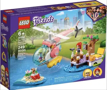 LEGO Friends 41692 동물 클리닉 구조 헬리콥터