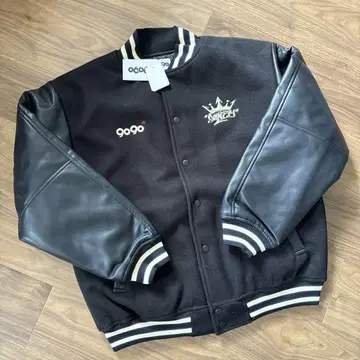 9090 King Logo Classic Stadium Jacket M