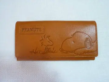 [ 새상품 ] SNOOPY 카부세 장지갑 SNPY-73054 카멜
