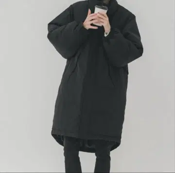 coca 몬스터 다운 L 블랙 몬스터 후드티