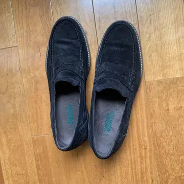 블랙 스웨이드 로퍼