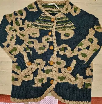 미나 페르호넨 BLOOM 가디건 꽃 두꺼운 원단 레어 3회 착용