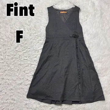 Fint 핀 원피스 플리츠 프린지