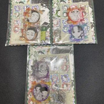 귀멸의 칼날 원화전 이어지는 아크릴 퍼즐 컬렉션 세트 키부츠지 무잔