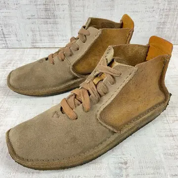 Clarks 클락스 콤비 가죽 하이컷 부츠