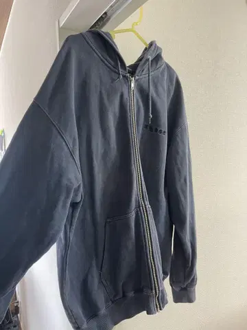 XLARGE 블루 집업 후드티