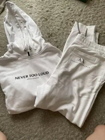 엑스체인지 셋업 화이트 풀 XL 팬츠 L (XL 상당) 새상품급!