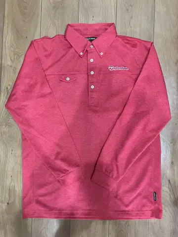 테일러메이드 긴팔 피케 셔츠 골프 남성용