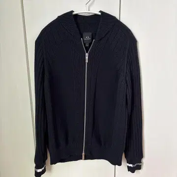 아르마니 익스체인지 지퍼 가디건