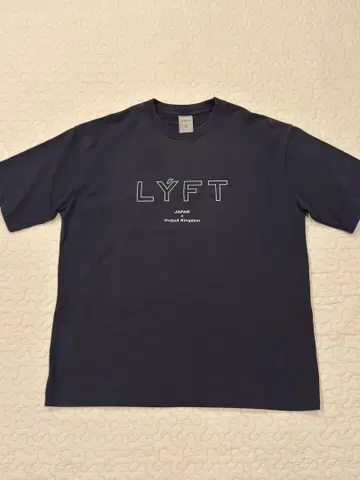 LYFT 로고 오버 사이즈 T셔츠 블랙 S 사이즈