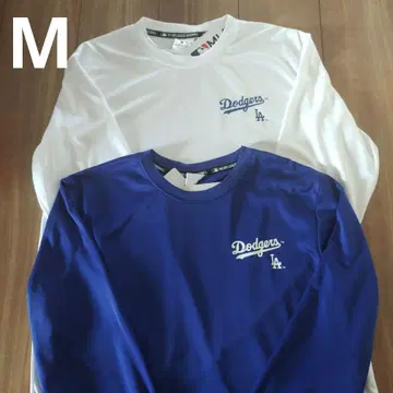 새상품 MLB 다저스 롱티 남성용 메쉬 긴팔 M 2개 세트