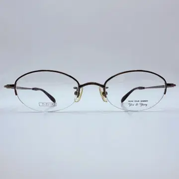 빈티지 YiN & YaNG 안경 프레임 그레이 사바에 일본제