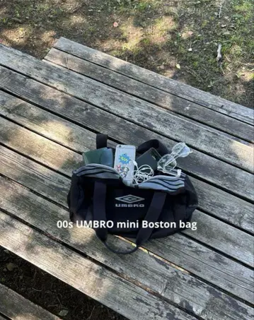 00s UMBRO 미니 보스턴 백 y2k 테크 계열