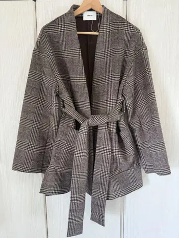 MURUA 체크 코트