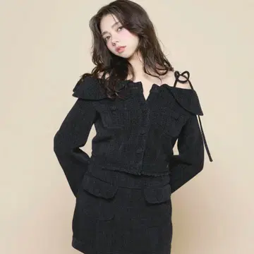 andmary Twiggy tweed jacket set 앤드마리
