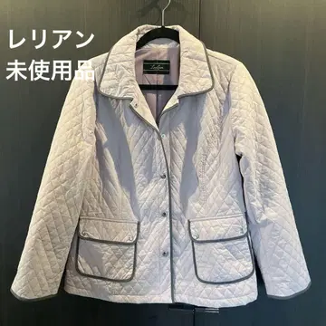 미사용 새상품급 Leilian 더스티 핑크 퀼팅 자켓