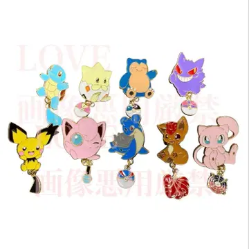 [새상품] 포켓몬 핀 배지 9개 피카츄 배지 부스터 포켓몬 굿즈 핀