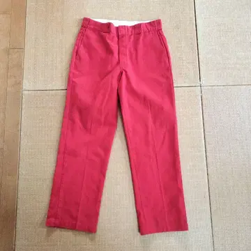 Dickies 빨간색 워크 팬츠