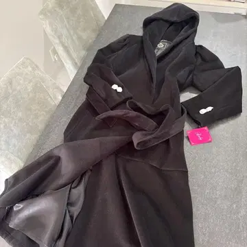 후드 부착 블랙 롱 코트 rady 리엔다 띠어리 ZARA 더즈린