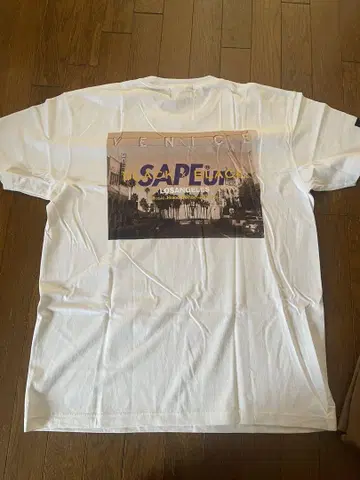 사풀 SAPEur XXL 티셔츠 화이트 블랙블랙