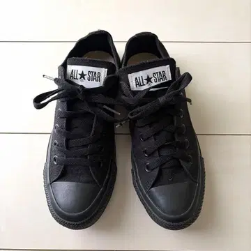 ALL STAR 블랙 스니커즈 로우컷