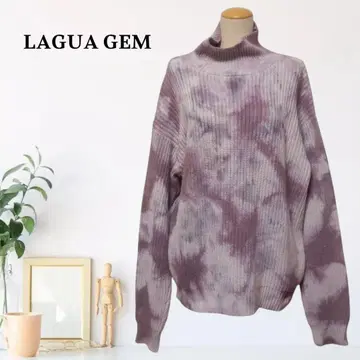 zB1094 [ F ] LAGUA GEM 벌키 니트 모크넥 니트