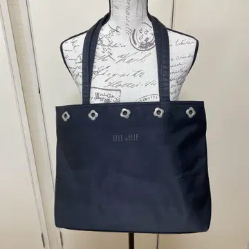 ELLE de ELLE 블랙 토트백