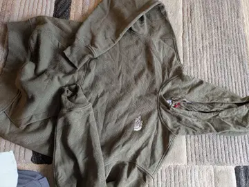 THE NORTH FACE 후드티 남성용 M 여성용 L 올리브 카키