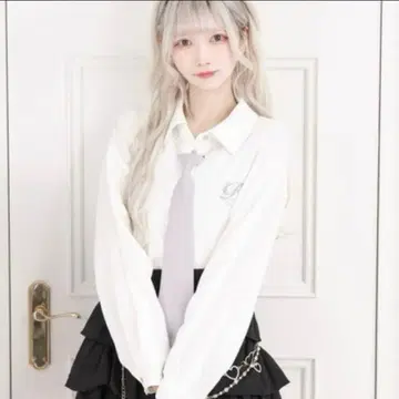 Pal elfy 체인 넥타이 셔츠