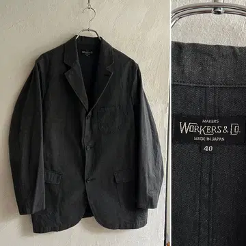 새상품급 WORKERS LOUNGE JACKET 라운지 자켓 40