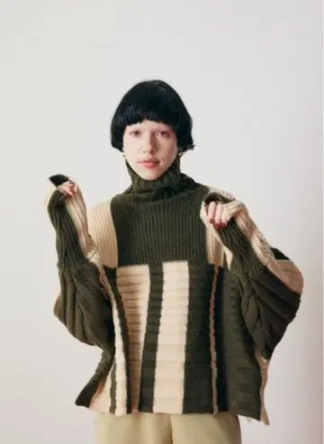 [ HeRIN.CYE ] Box knit tops