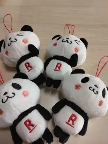 라쿠텐 쇼핑 팬더입니다. 팬더 스트랩 봉제 인형