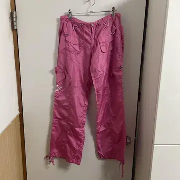 핑크 카고 팬츠 4 포켓