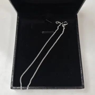 즉시 발송 가능 심플 체인 팔찌 실버 18cm