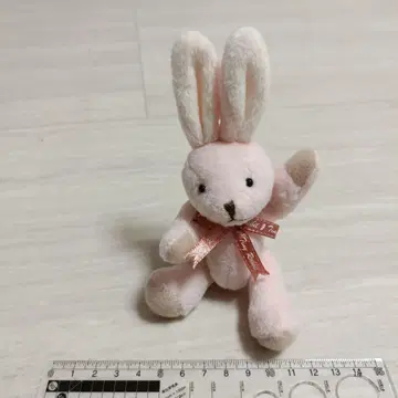 핑크 토끼 봉제 인형 스트랩 헤이세이 레트로
