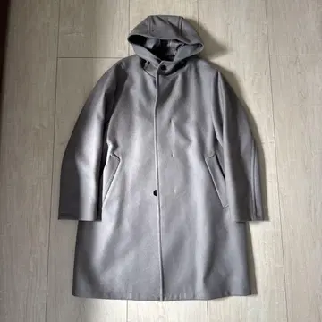 UNITED ARROWS 라이트 카키 울 코트