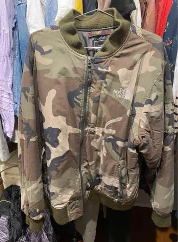 THE NORTH FACE 카모플라쥬 풀 지퍼 자켓 L