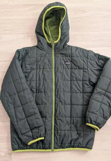 Patagonia 후드 부착 퀼팅 자켓 리버서블