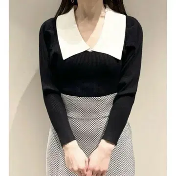 snidel 컬러 니트 풀오버