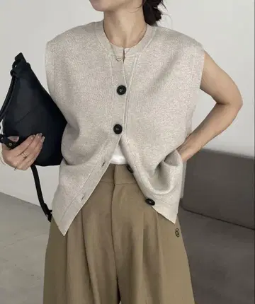 [ CAPRICIEUX LE'MAGE ] 라메 BOX 베스트