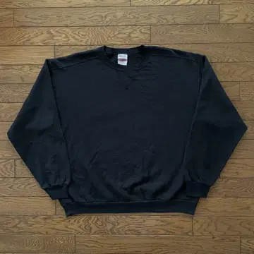 JERZEES Premium Fit 맨투맨 앞V 가제트 블랙 XL