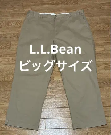 L.L.Bean 엘엘빈 치노 팬츠 안감 부착 빅 사이즈