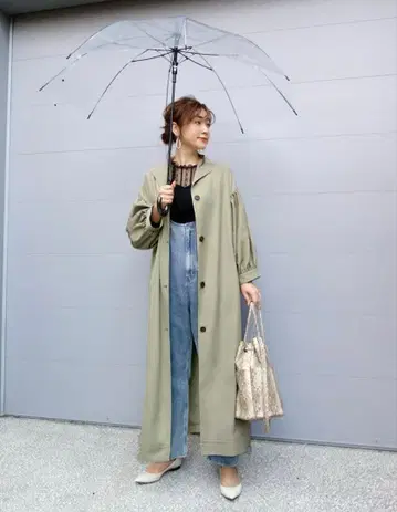 새상품급 스타일 델리 라이트 코트